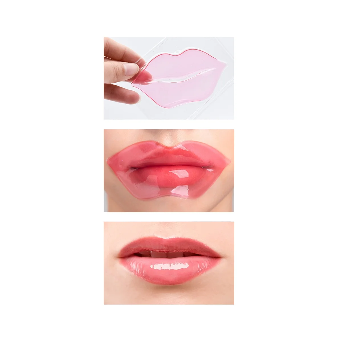 PlumpPout Lip Therapy - 100Pcs Collagen Lip Mask